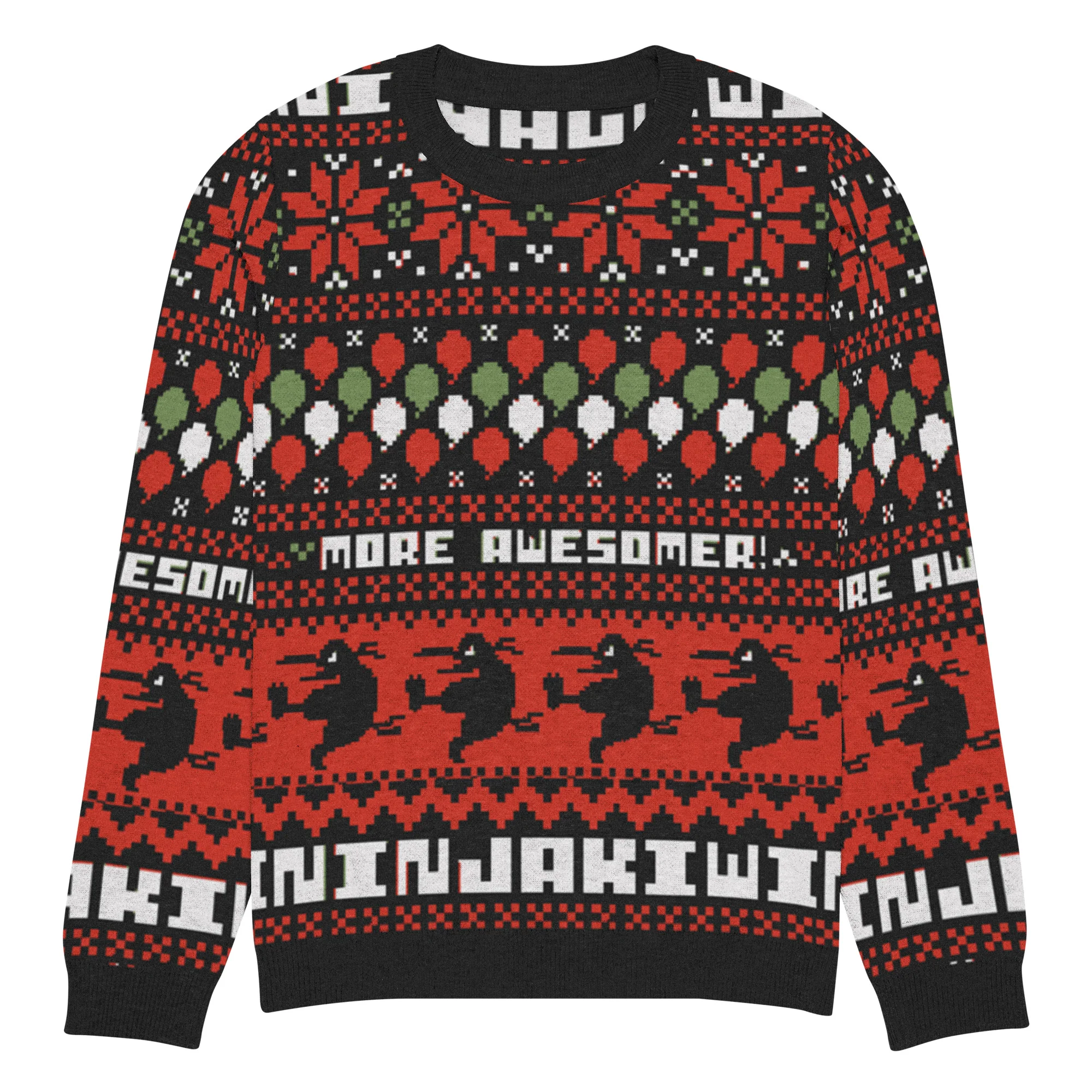 More Awesomer Christmas Knitted Sweater (Unisex) - Image 9