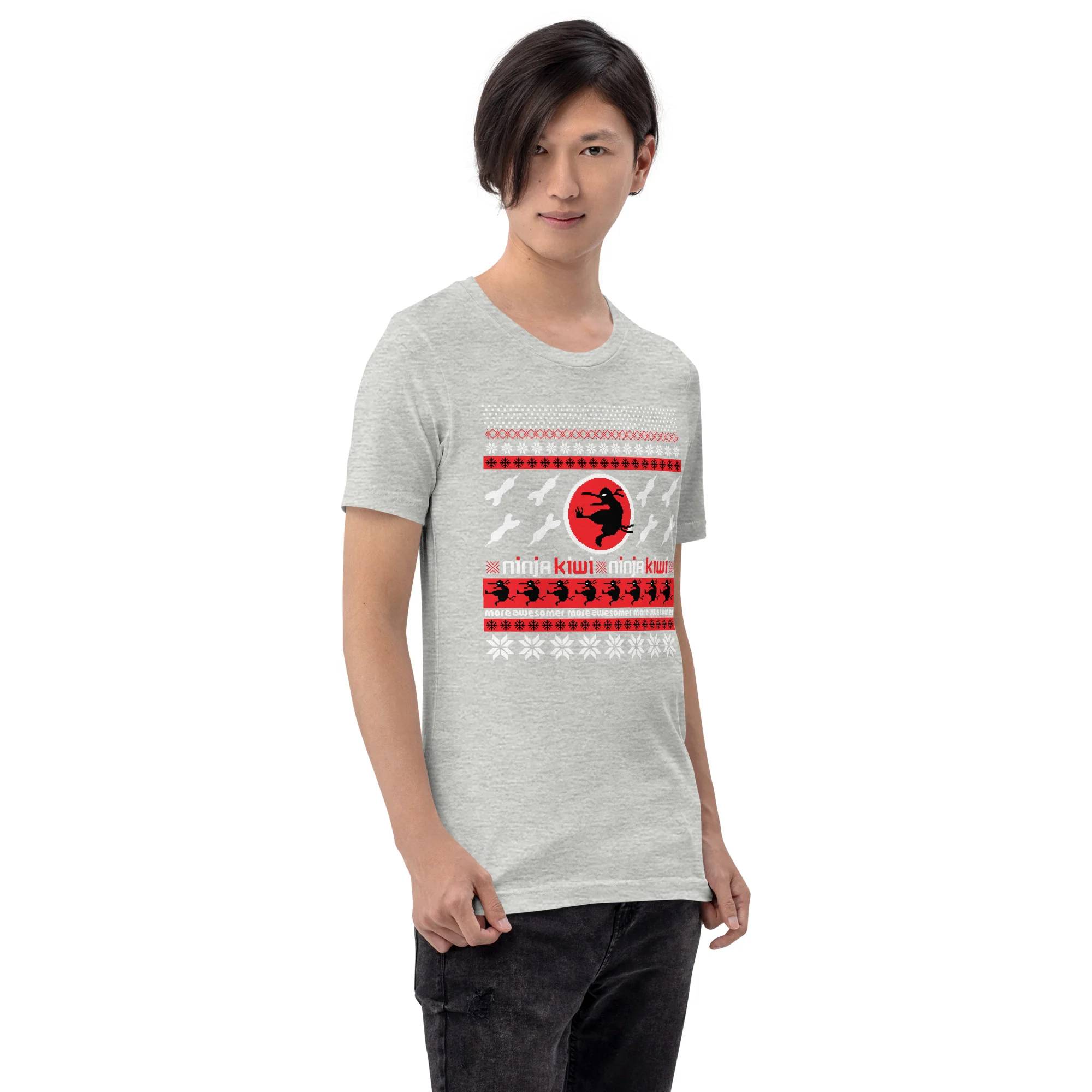 More Awesomer Christmas Shirt (Unisex - Pattern 2) - Image 6