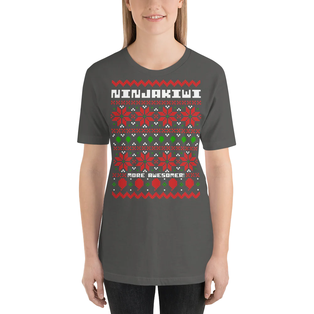 More Awesomer Christmas Shirt (Unisex - Pattern 1) - Image 4