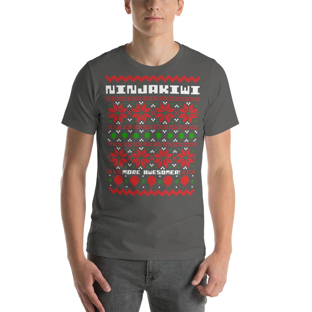 More Awesomer Christmas Shirt (Unisex - Pattern 1) - Image 5