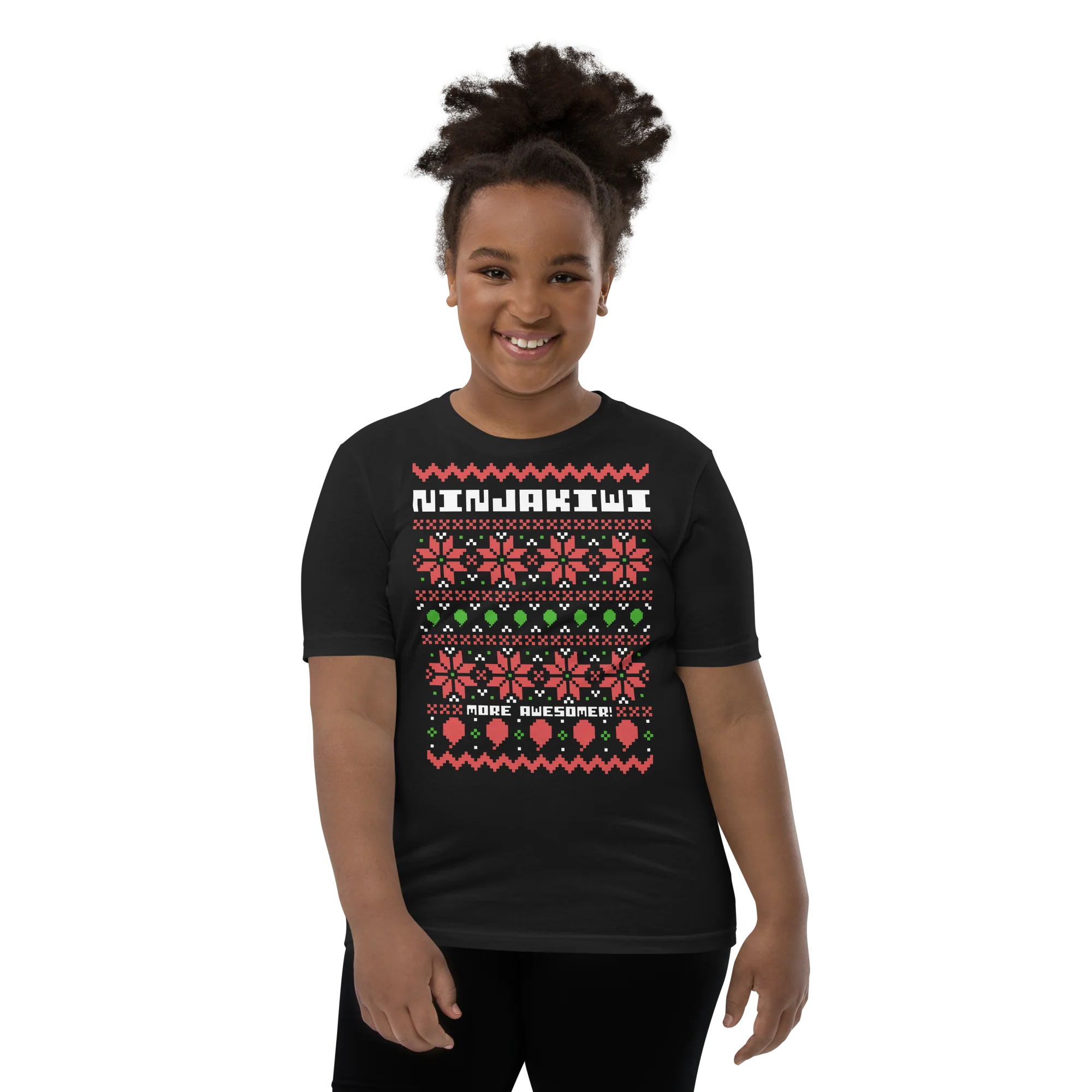 More Awesomer Christmas Shirt (Youth - Pattern 1) - Image 14