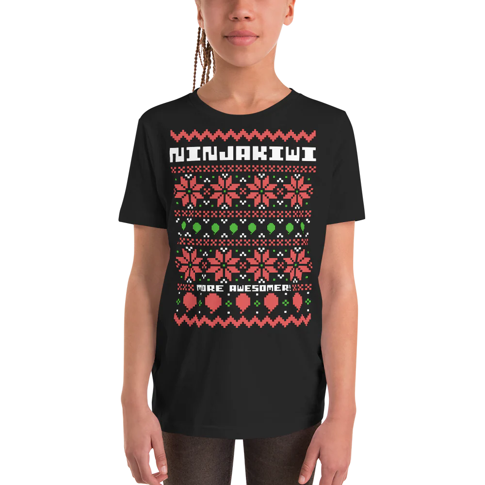 More Awesomer Christmas Shirt (Youth - Pattern 1) - Image 18