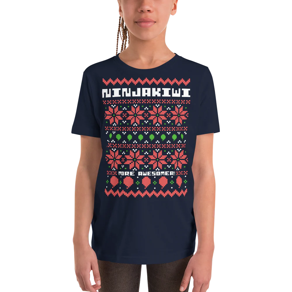 More Awesomer Christmas Shirt (Youth - Pattern 1) - Image 19