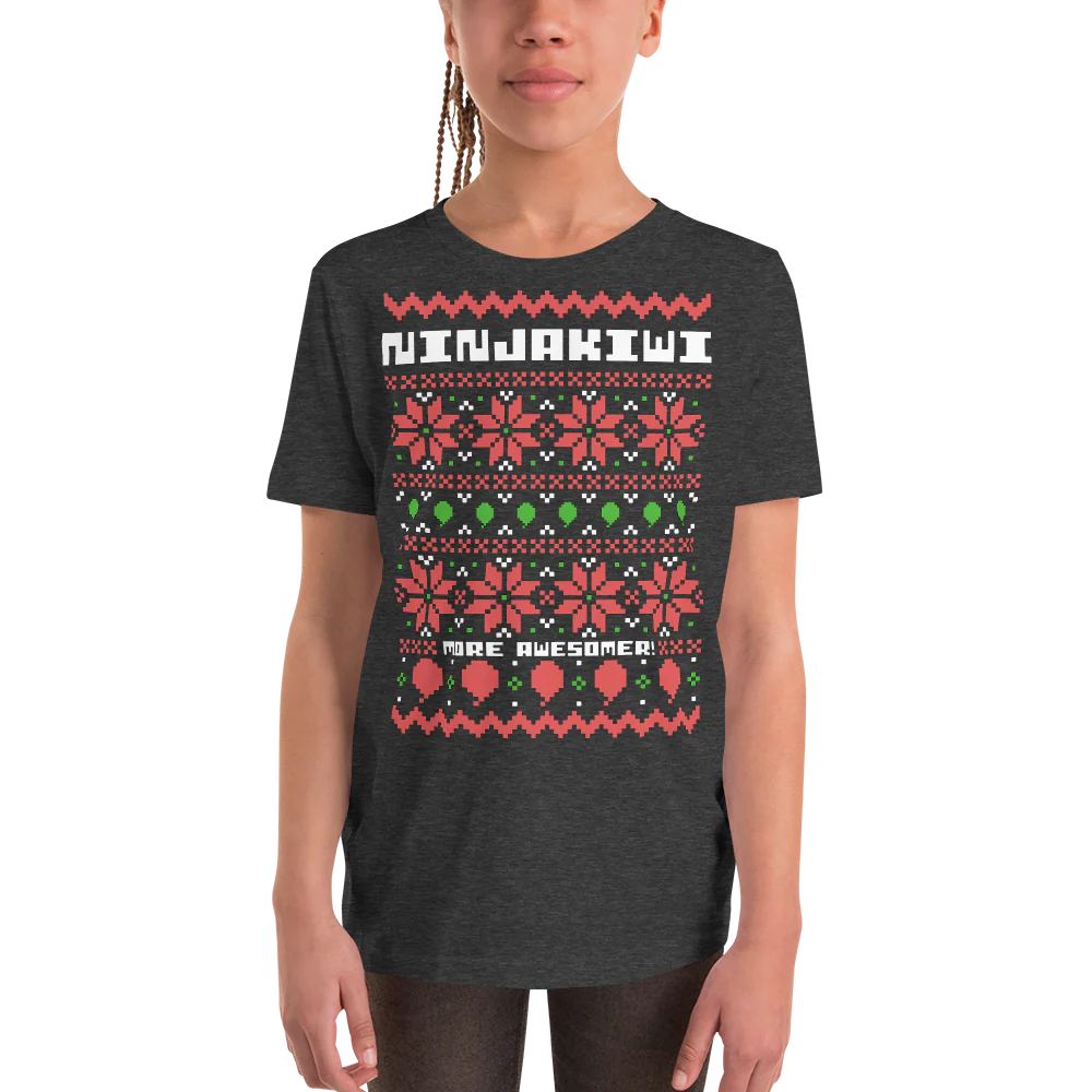 More Awesomer Christmas Shirt (Youth - Pattern 1) - Image 20