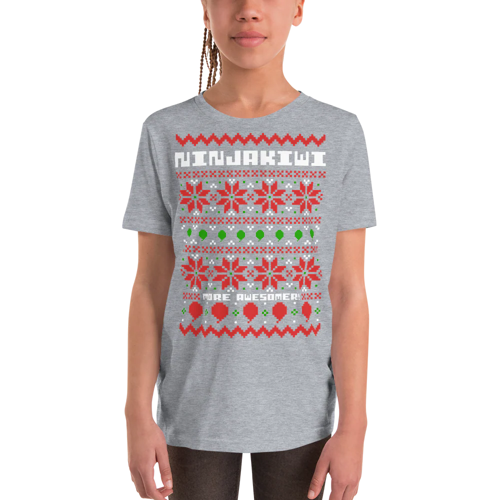 More Awesomer Christmas Shirt (Youth - Pattern 1) - Image 24