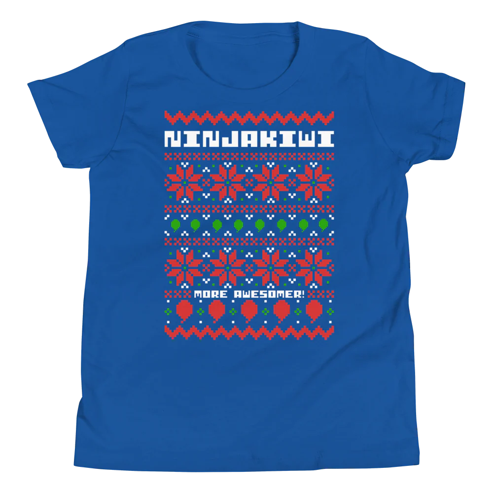 More Awesomer Christmas Shirt (Youth - Pattern 1) - Image 5