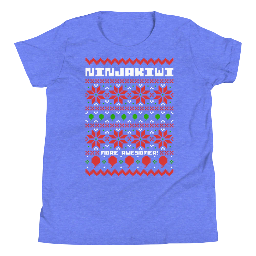 More Awesomer Christmas Shirt (Youth - Pattern 1) - Image 8
