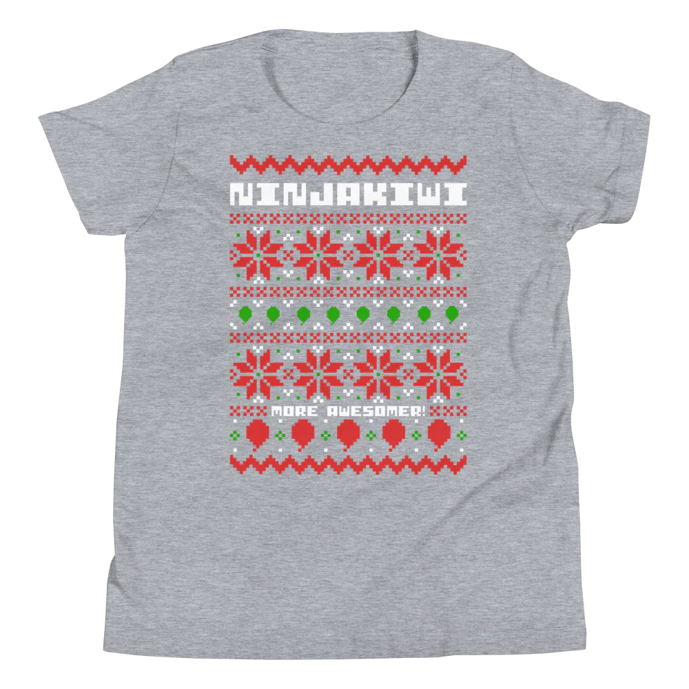 More Awesomer Christmas Shirt (Youth - Pattern 1) - Image 9