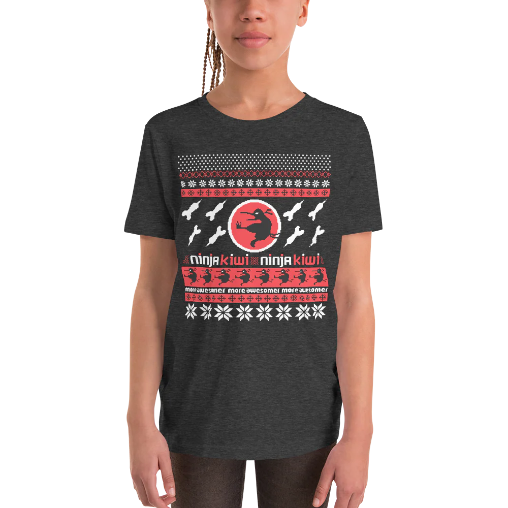 More Awesomer Christmas Shirt (Youth - Pattern 2)