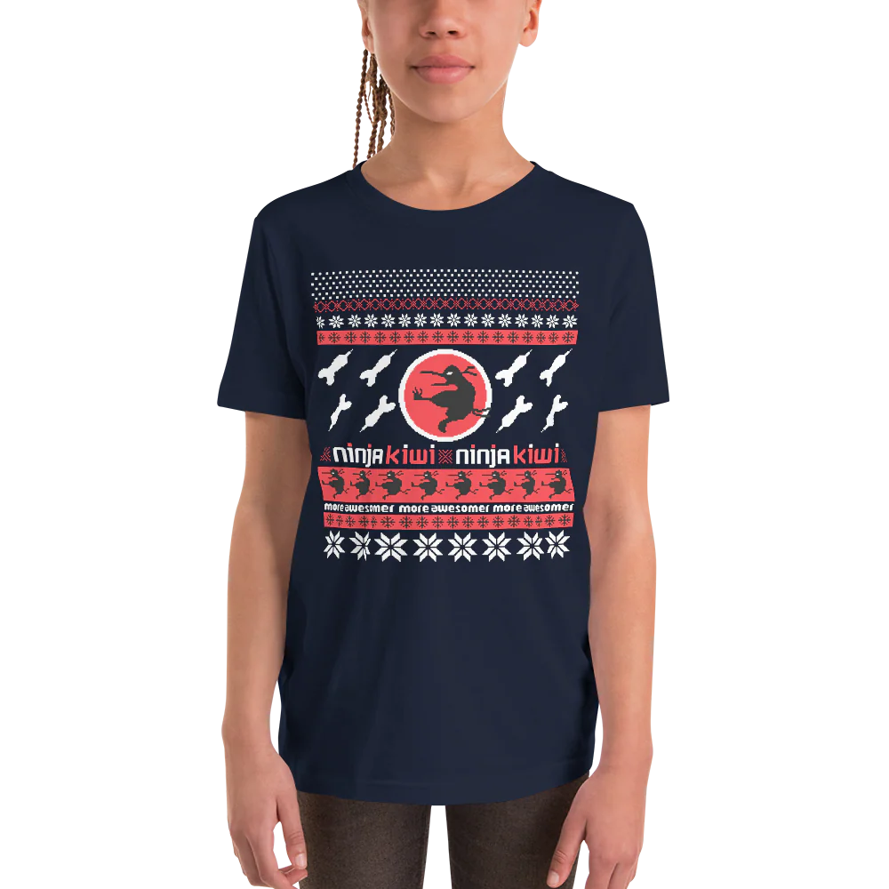 More Awesomer Christmas Shirt (Youth - Pattern 2) - Image 10