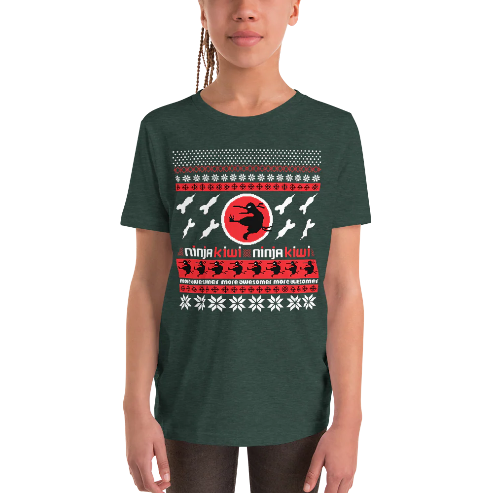 More Awesomer Christmas Shirt (Youth - Pattern 2) - Image 12