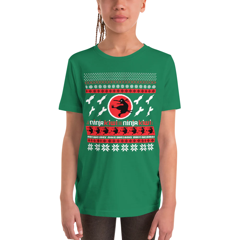 More Awesomer Christmas Shirt (Youth - Pattern 2) - Image 13