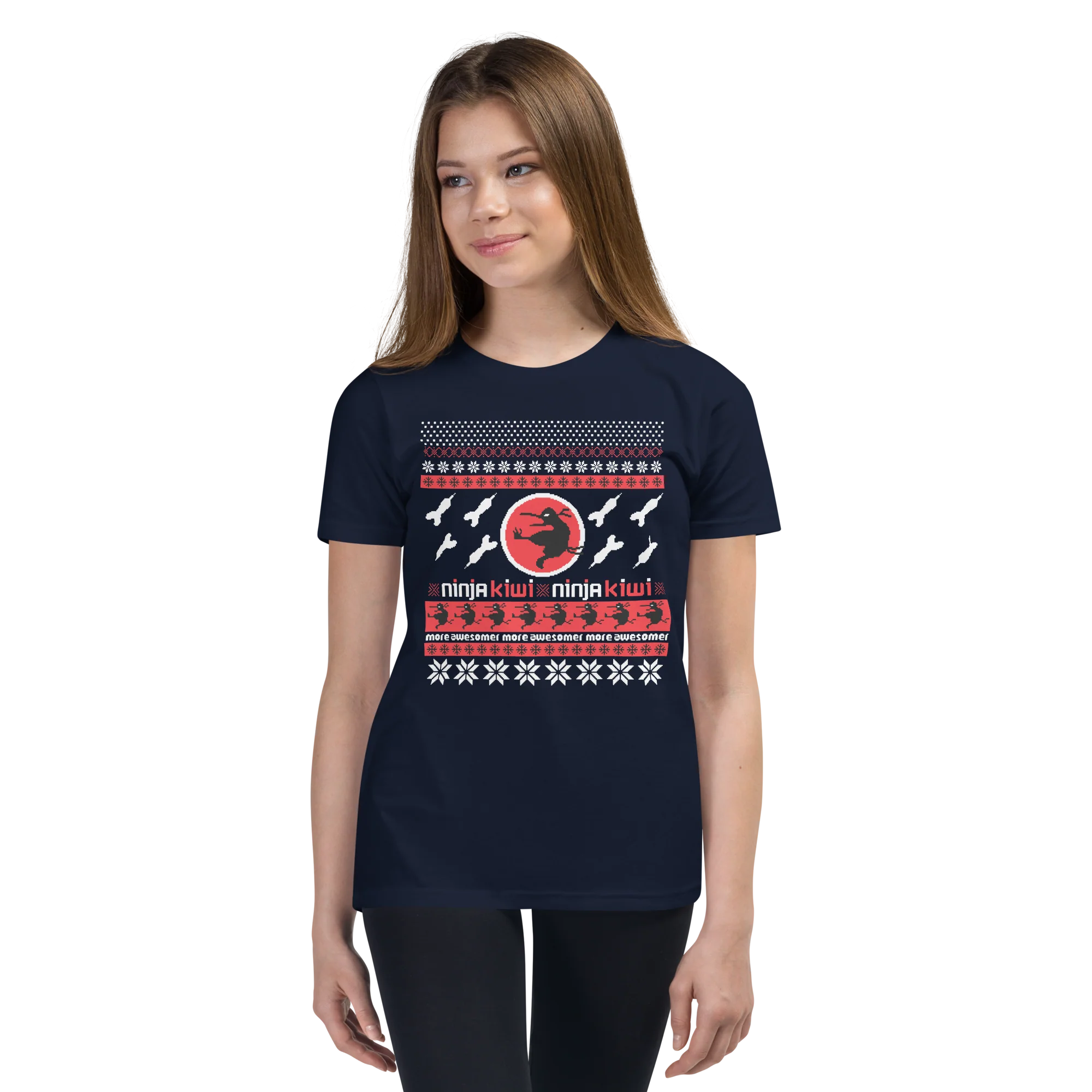 More Awesomer Christmas Shirt (Youth - Pattern 2) - Image 5