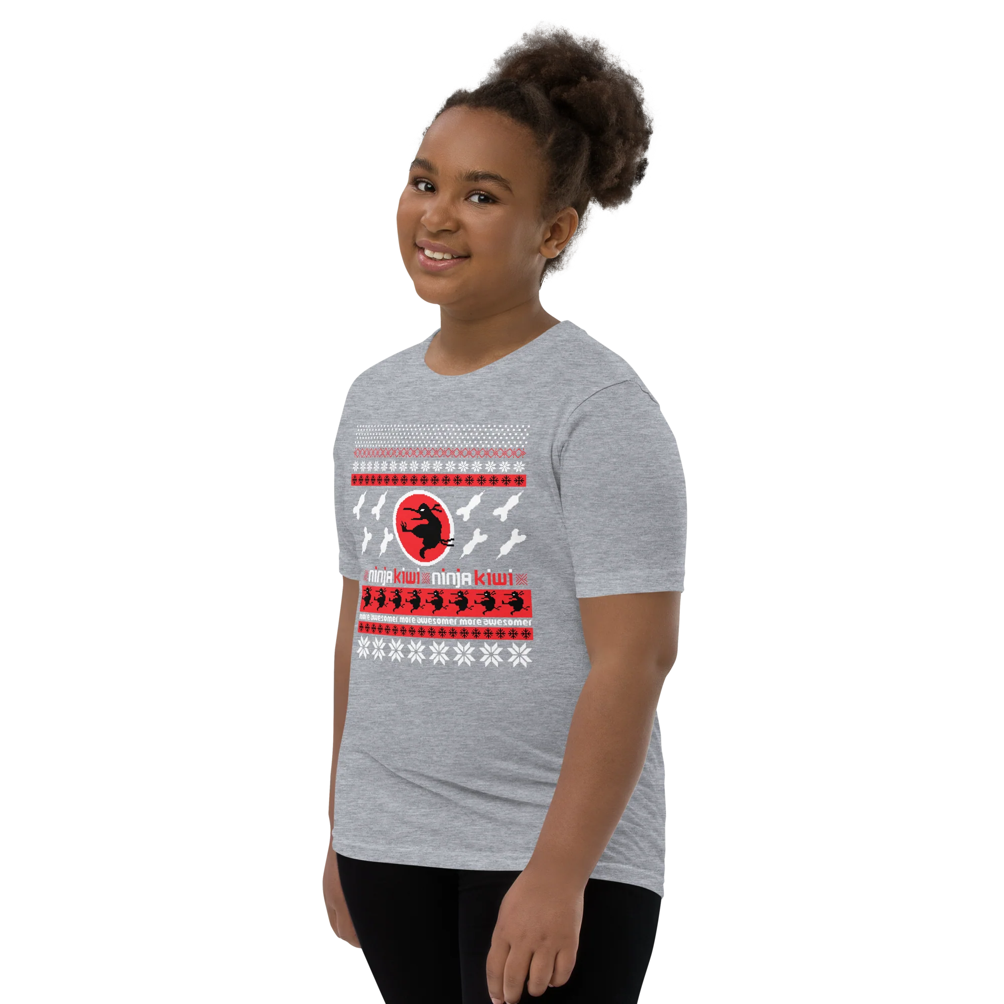 More Awesomer Christmas Shirt (Youth - Pattern 2) - Image 7