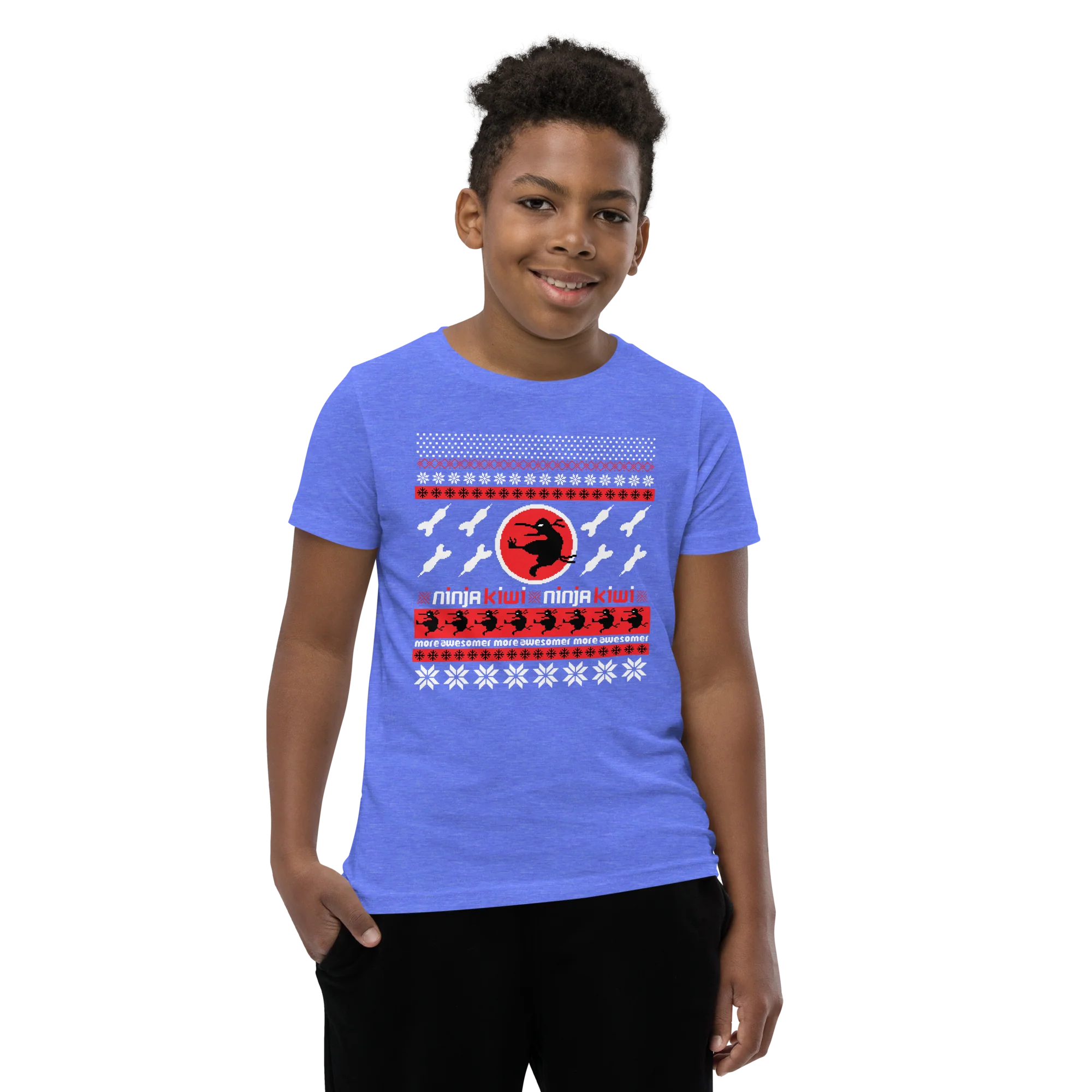 More Awesomer Christmas Shirt (Youth - Pattern 2) - Image 8