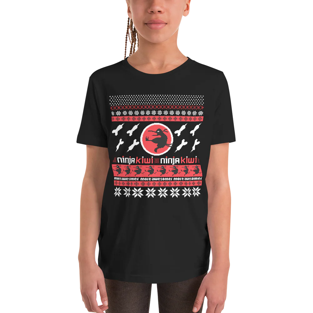 More Awesomer Christmas Shirt (Youth - Pattern 2) - Image 9