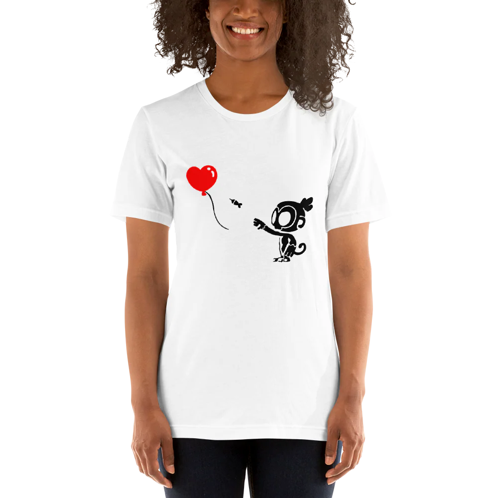 Monkey With Bloon Shirt (Unisex) - Image 3