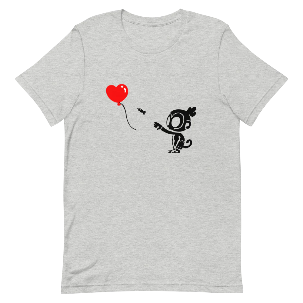 Monkey With Bloon Shirt (Unisex) - Image 4
