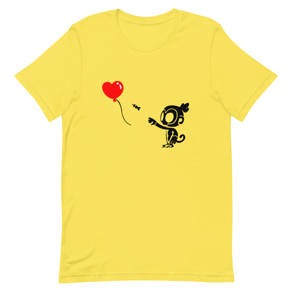 Monkey With Bloon Shirt (Unisex) - Image 5