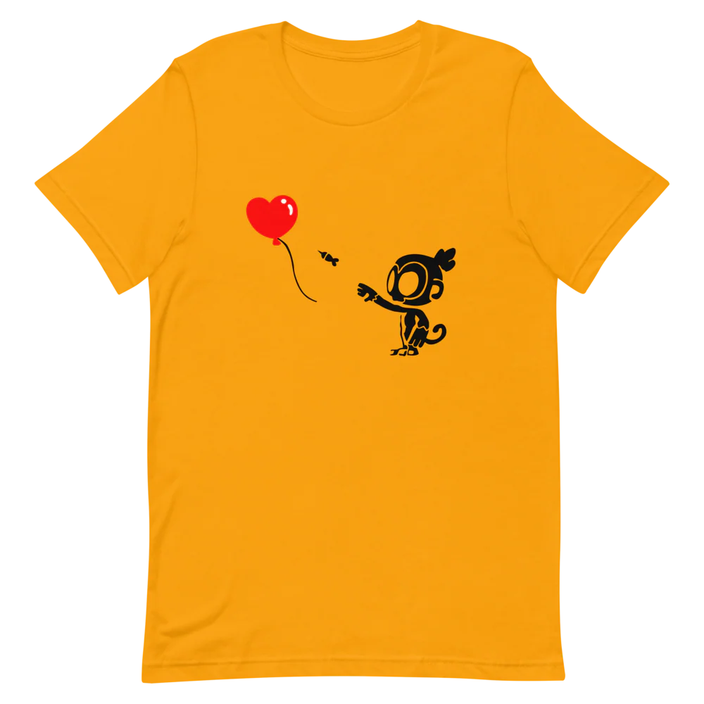 Monkey With Bloon Shirt (Unisex) - Image 6