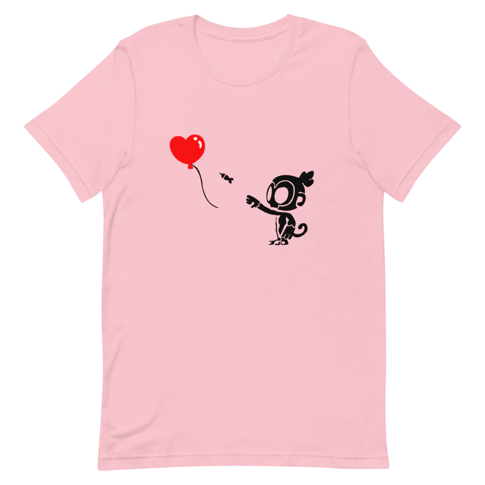 Monkey With Bloon Shirt (Unisex) - Image 7