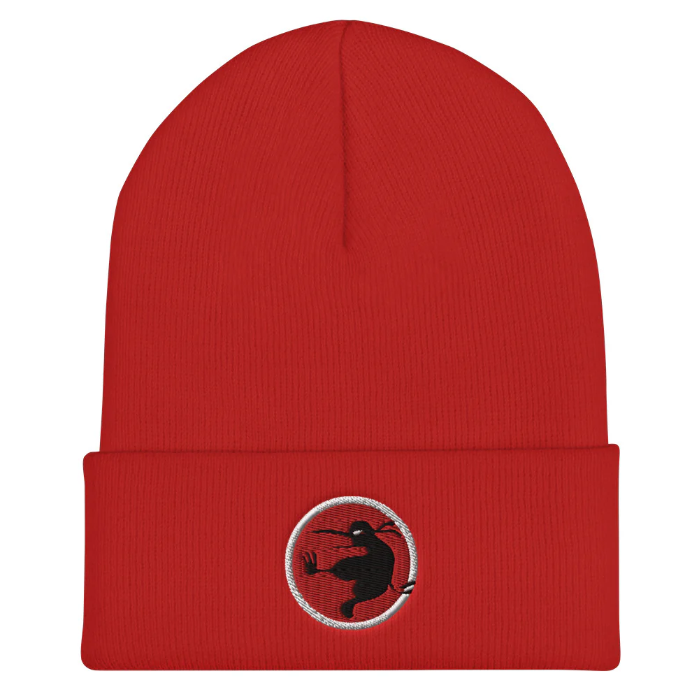 Ninja Kiwi Logo Cuffed Beanie - Image 7
