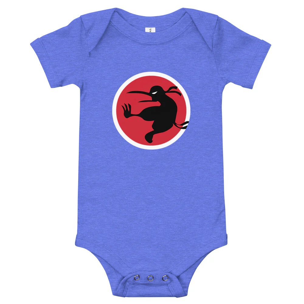Ninja Kiwi Logo Baby Bodysuit - Image 5