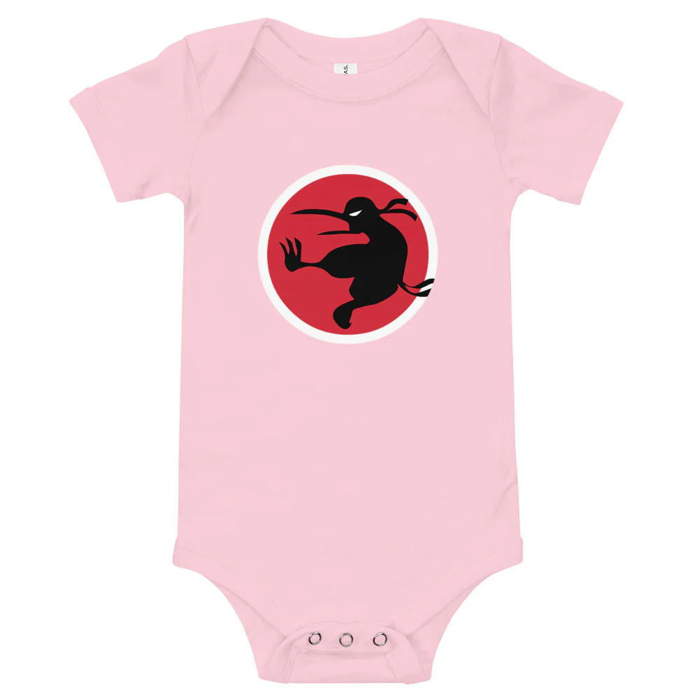 Ninja Kiwi Logo Baby Bodysuit - Image 7