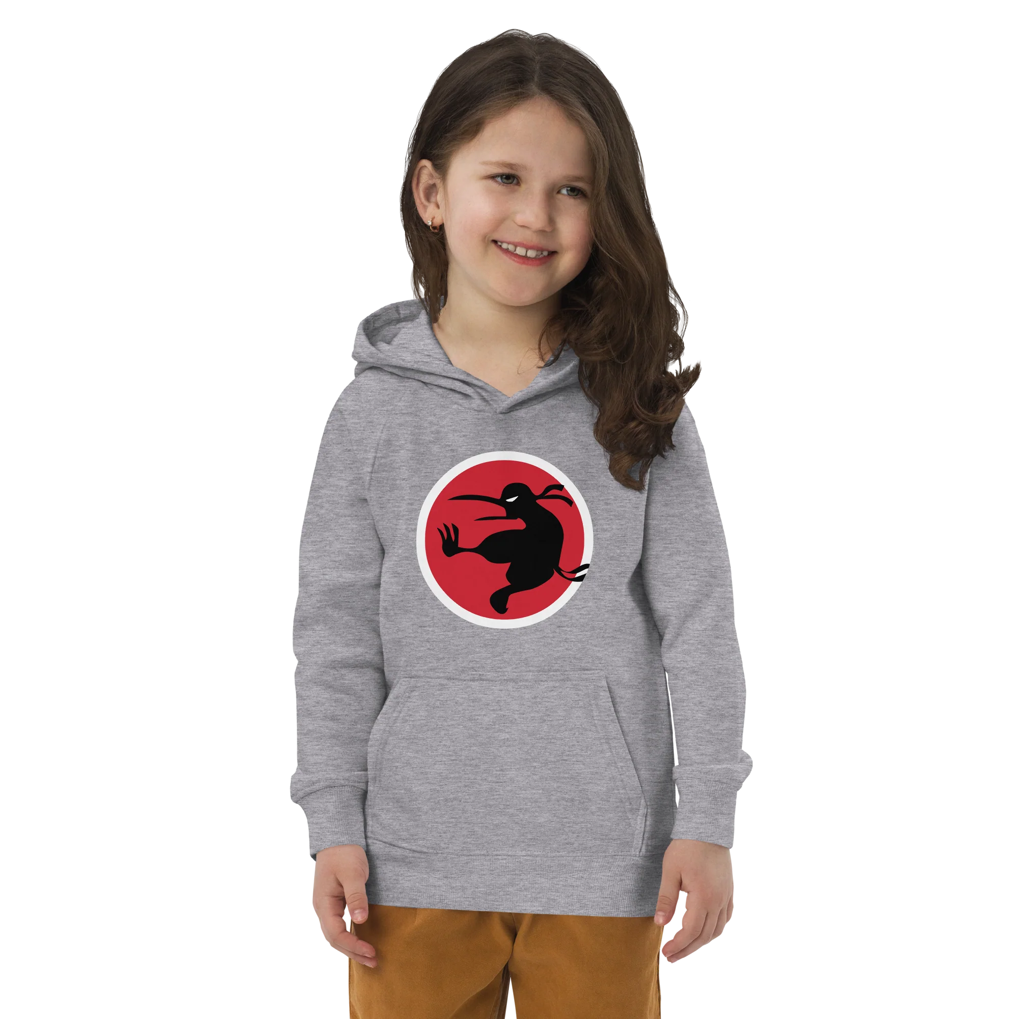 Ninja Kiwi Logo Eco Hoodie (Kids/Youth) - Image 4