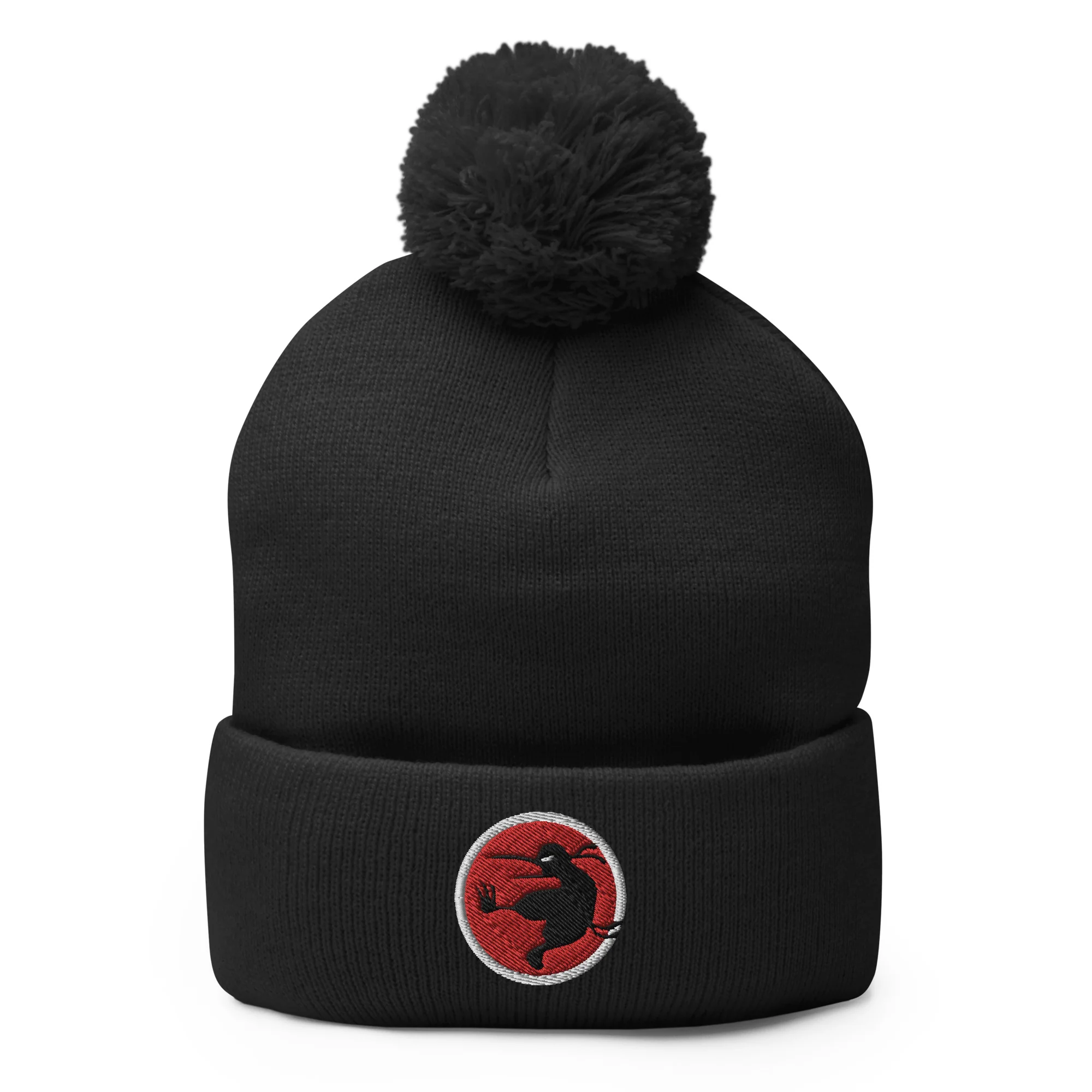 Ninja Kiwi Logo Pom-Pom Beanie - Image 10