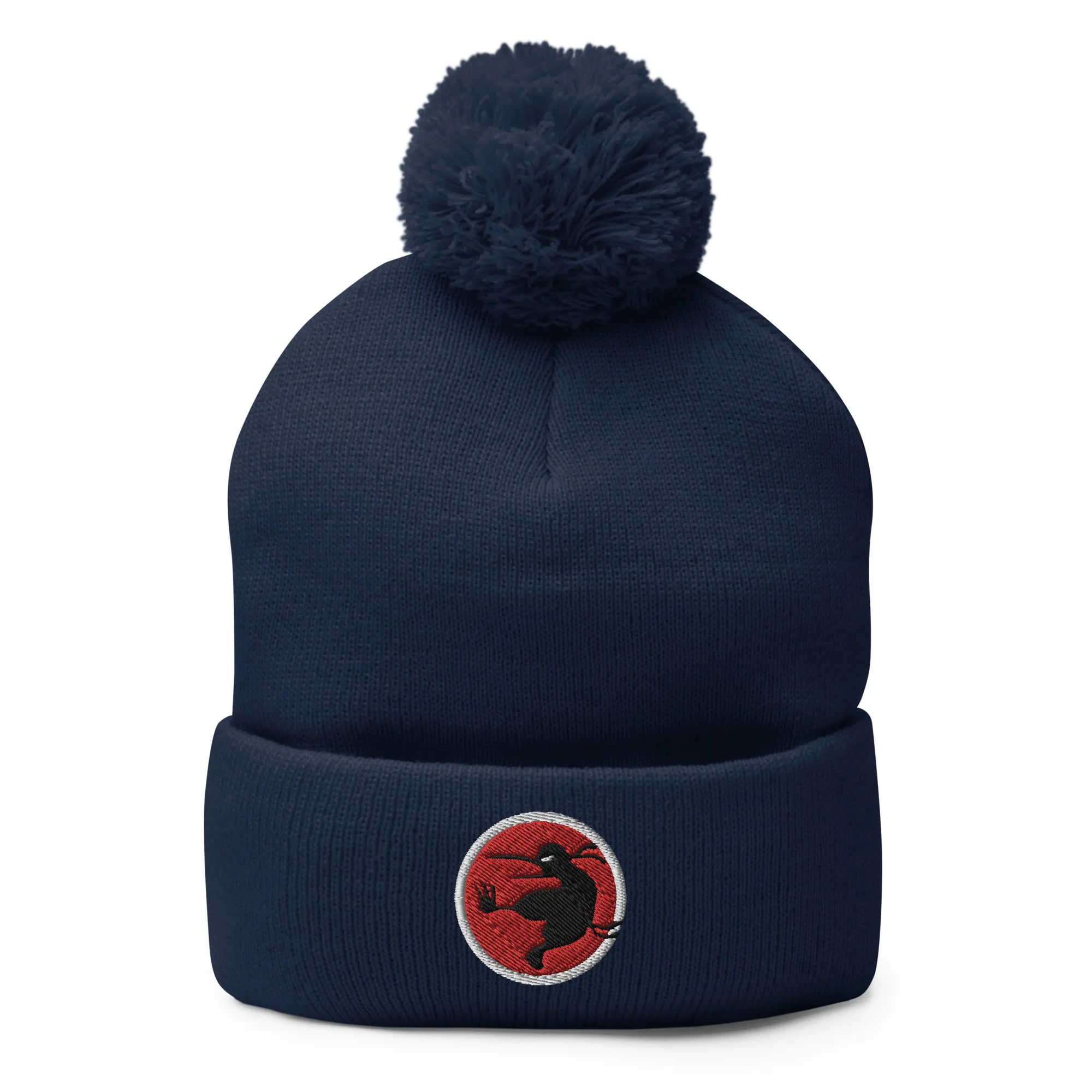 Ninja Kiwi Logo Pom-Pom Beanie - Image 11