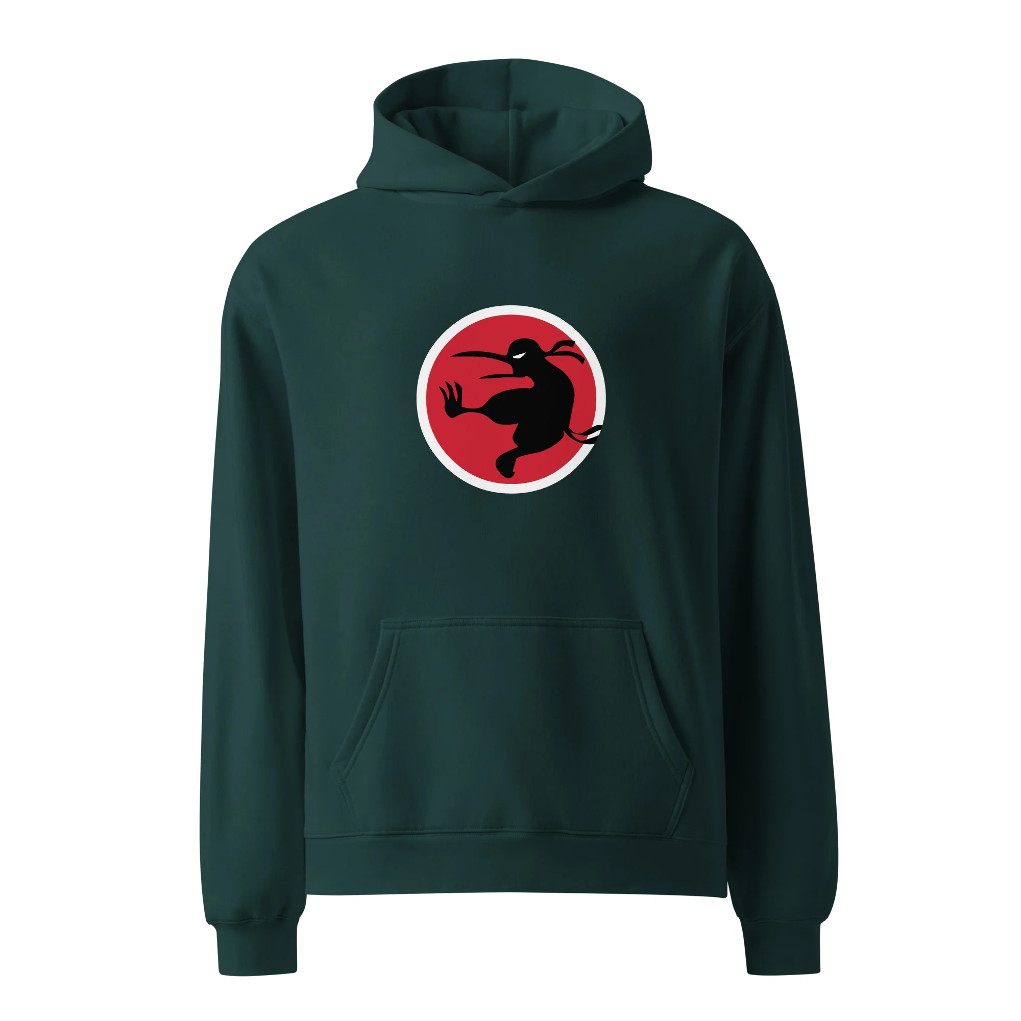Ninja Kiwi Logo Premium Oversized Hoodie (Unisex) - Image 7