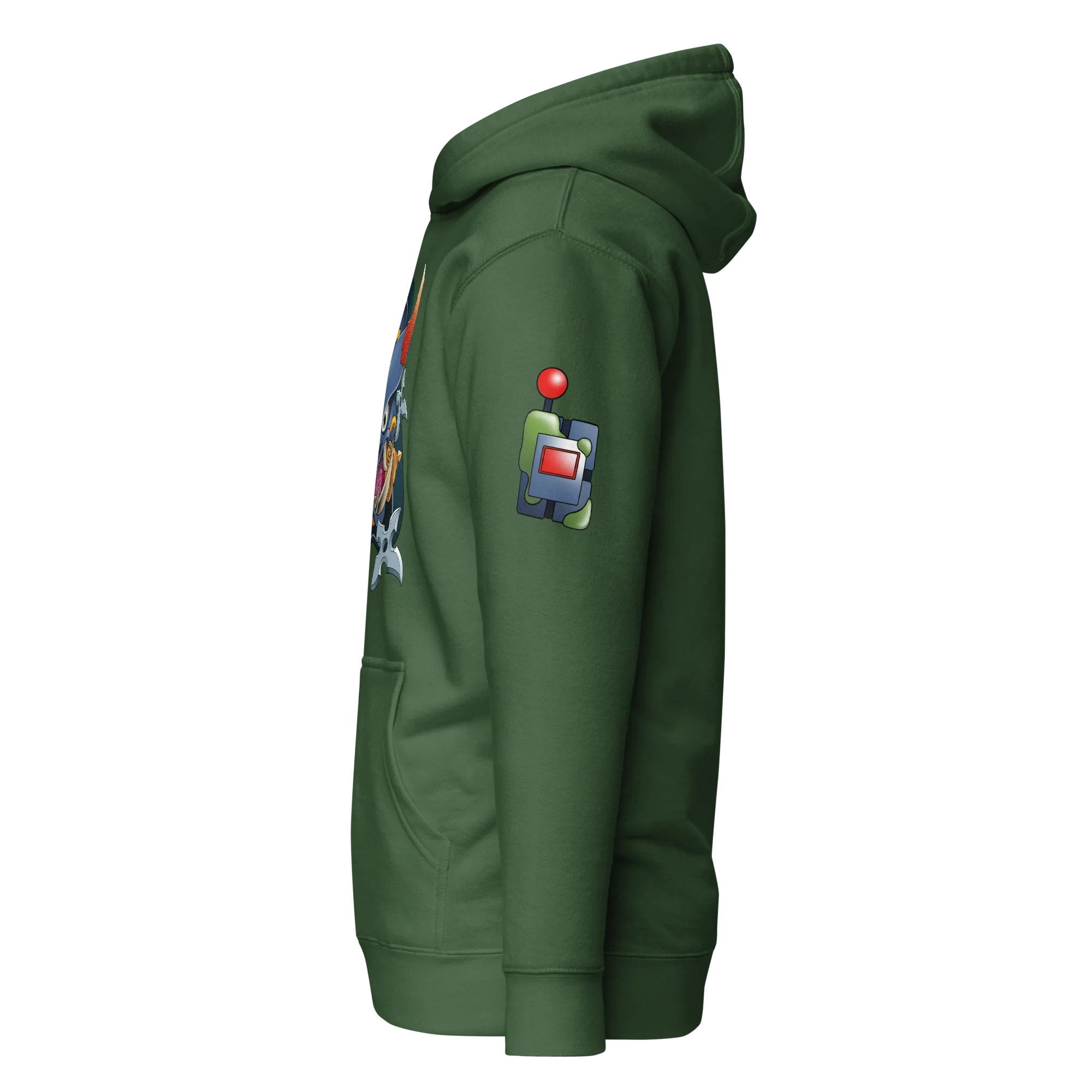 Ninja Master Bomber Hoodie | Front Print (Unisex) - Image 15