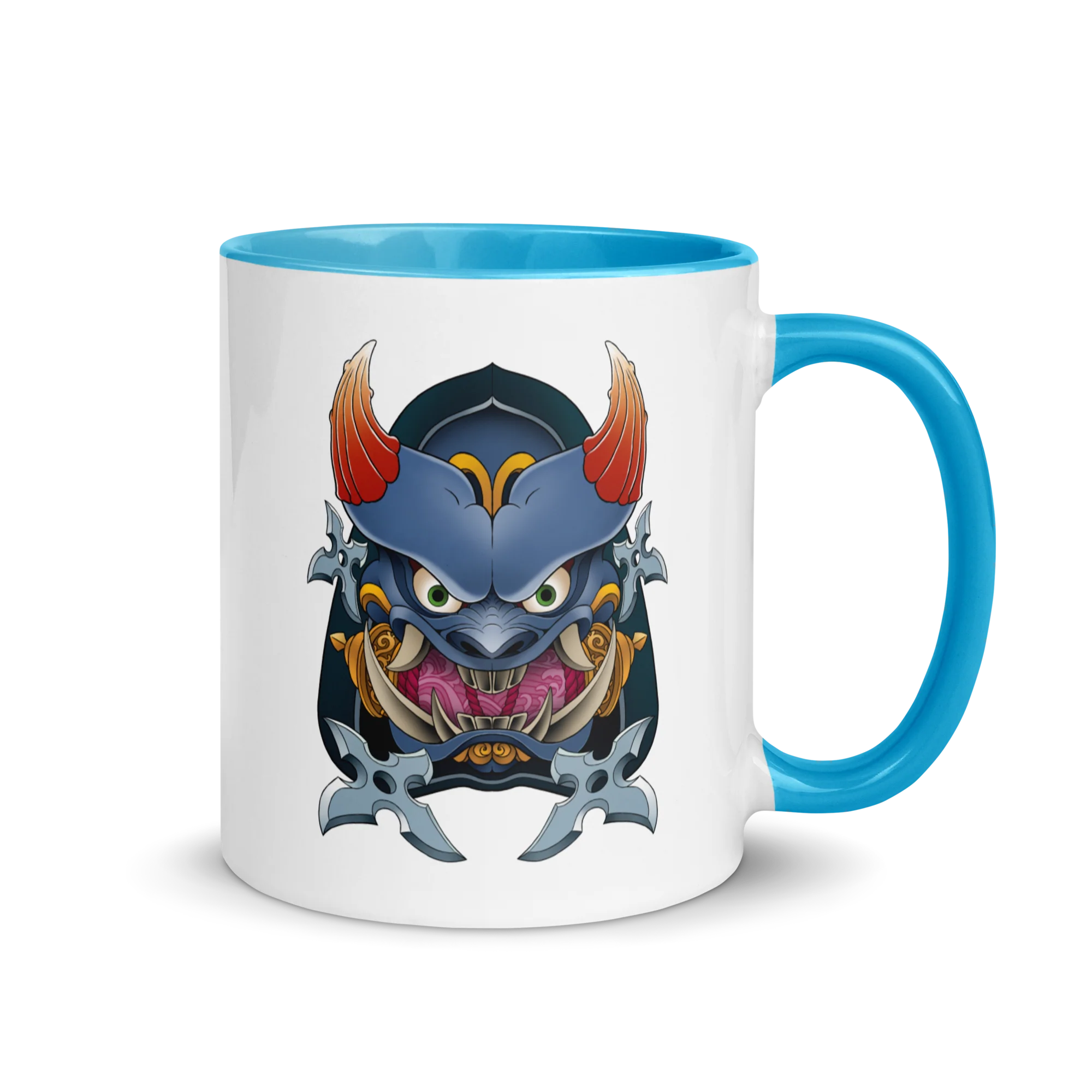 Ninja Master Bomber Mug with Color Inside - Image 10