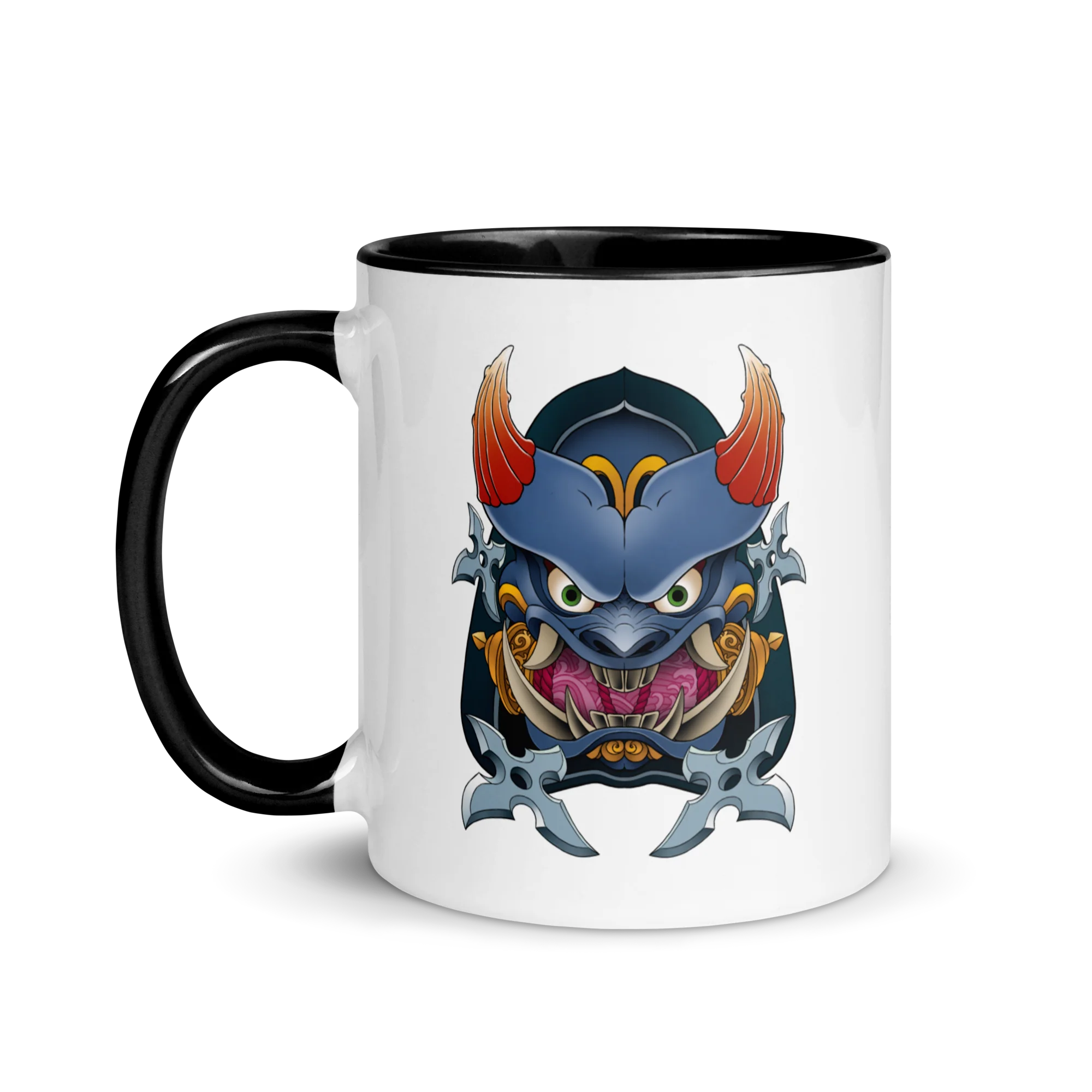 Ninja Master Bomber Mug with Color Inside - Image 4