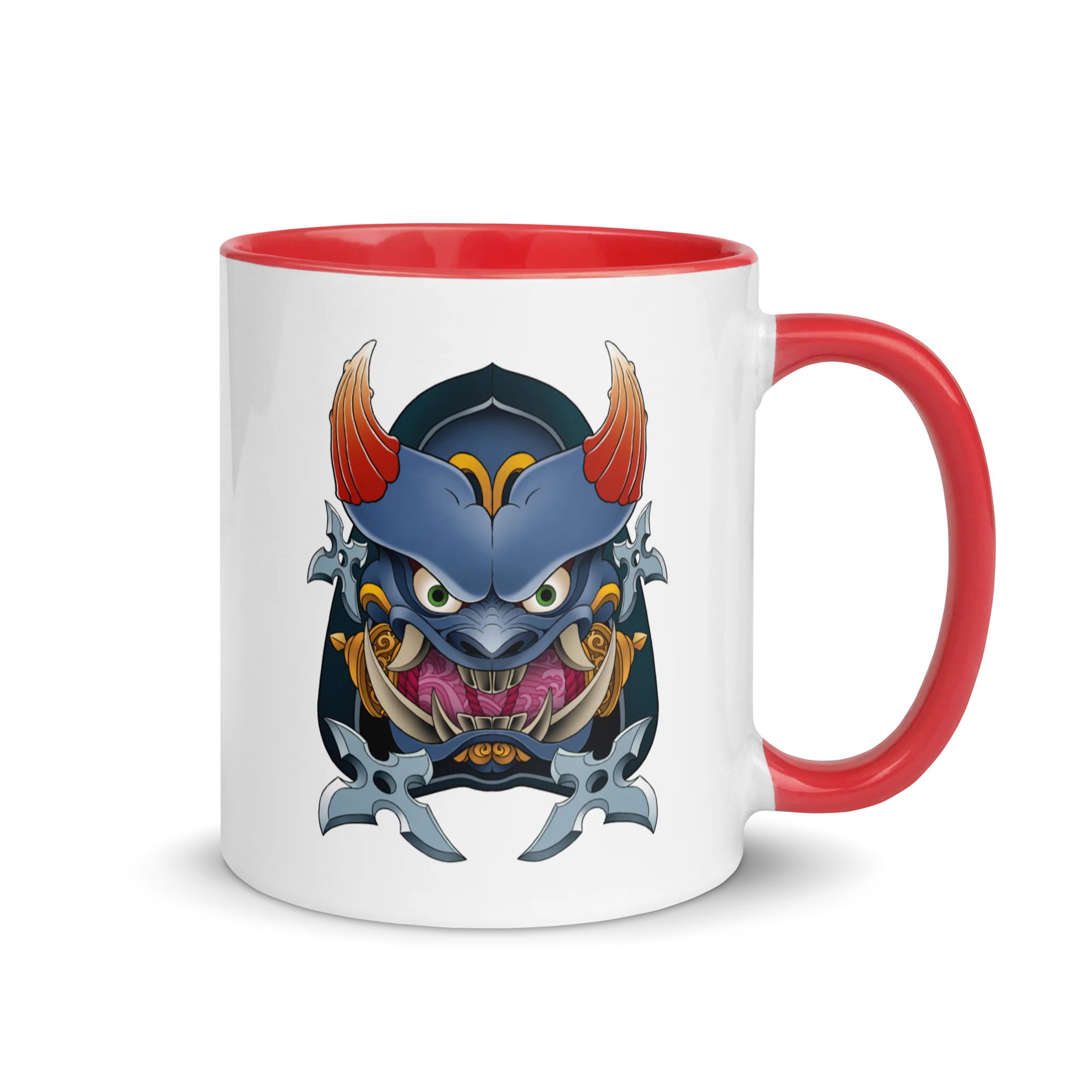 Ninja Master Bomber Mug with Color Inside - Image 5
