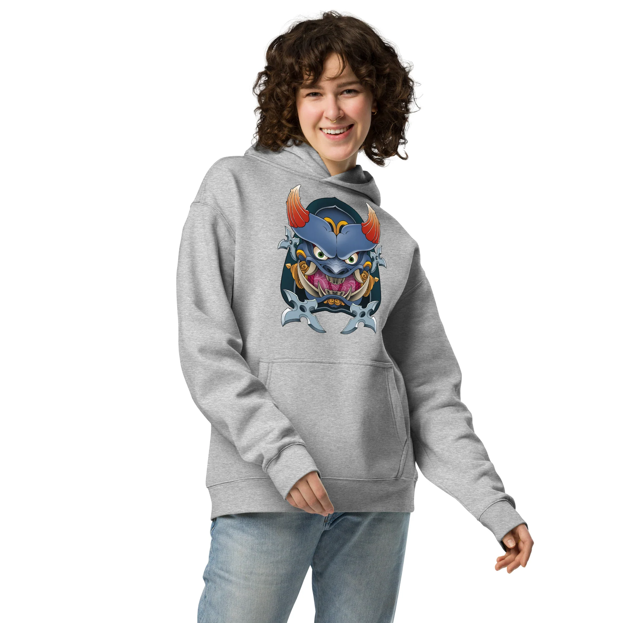 Ninja Master Bomber Premium Oversized Hoodie (Unisex) - Image 3