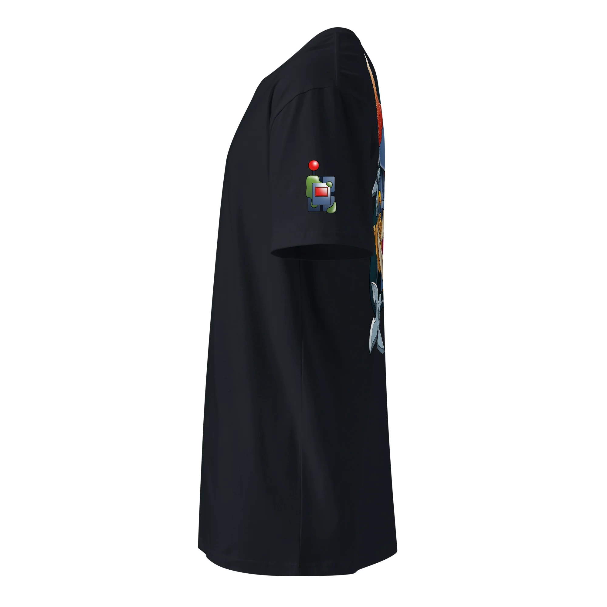 Ninja Master Bomber Premium Shirt - Back & Shoulder Print (Unisex) - Image 11