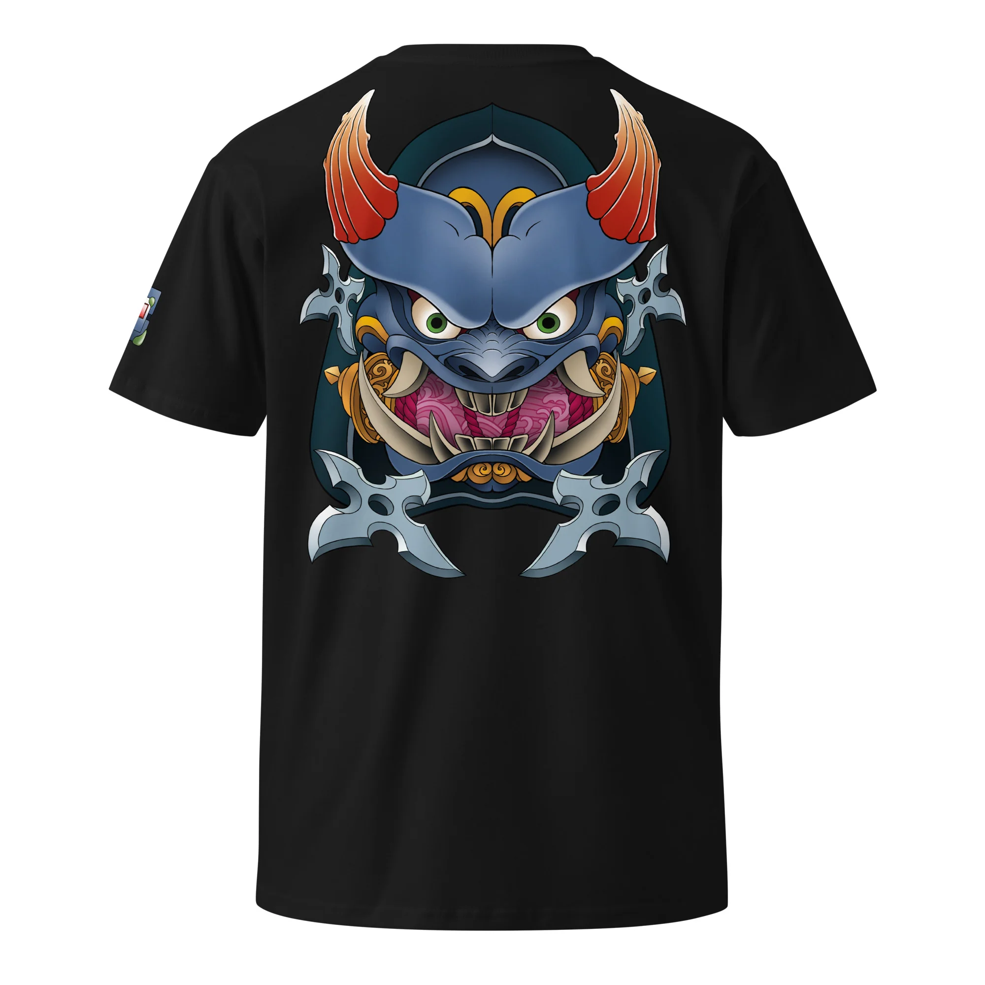Ninja Master Bomber Premium Shirt - Back & Shoulder Print (Unisex) - Image 4
