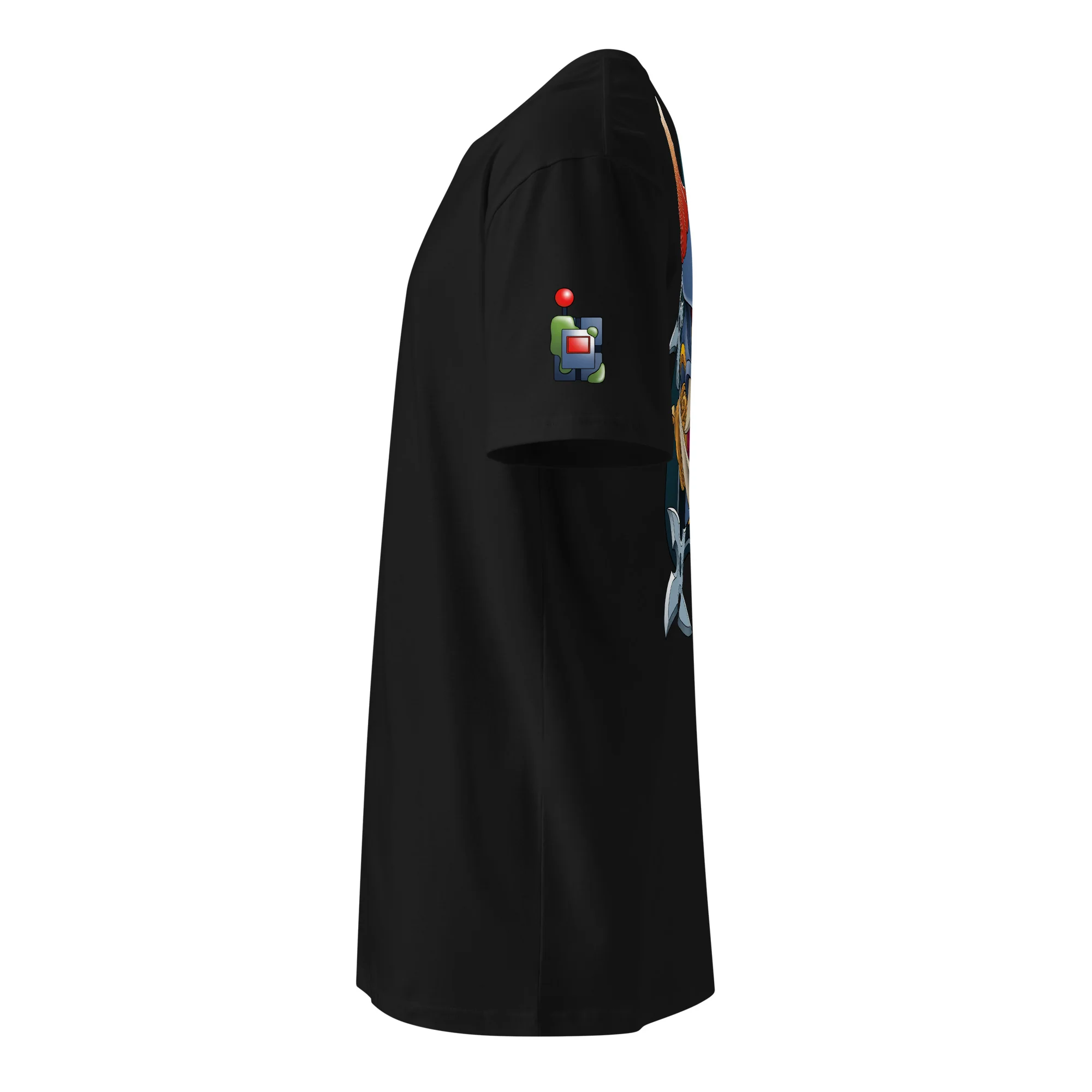 Ninja Master Bomber Premium Shirt - Back & Shoulder Print (Unisex) - Image 6