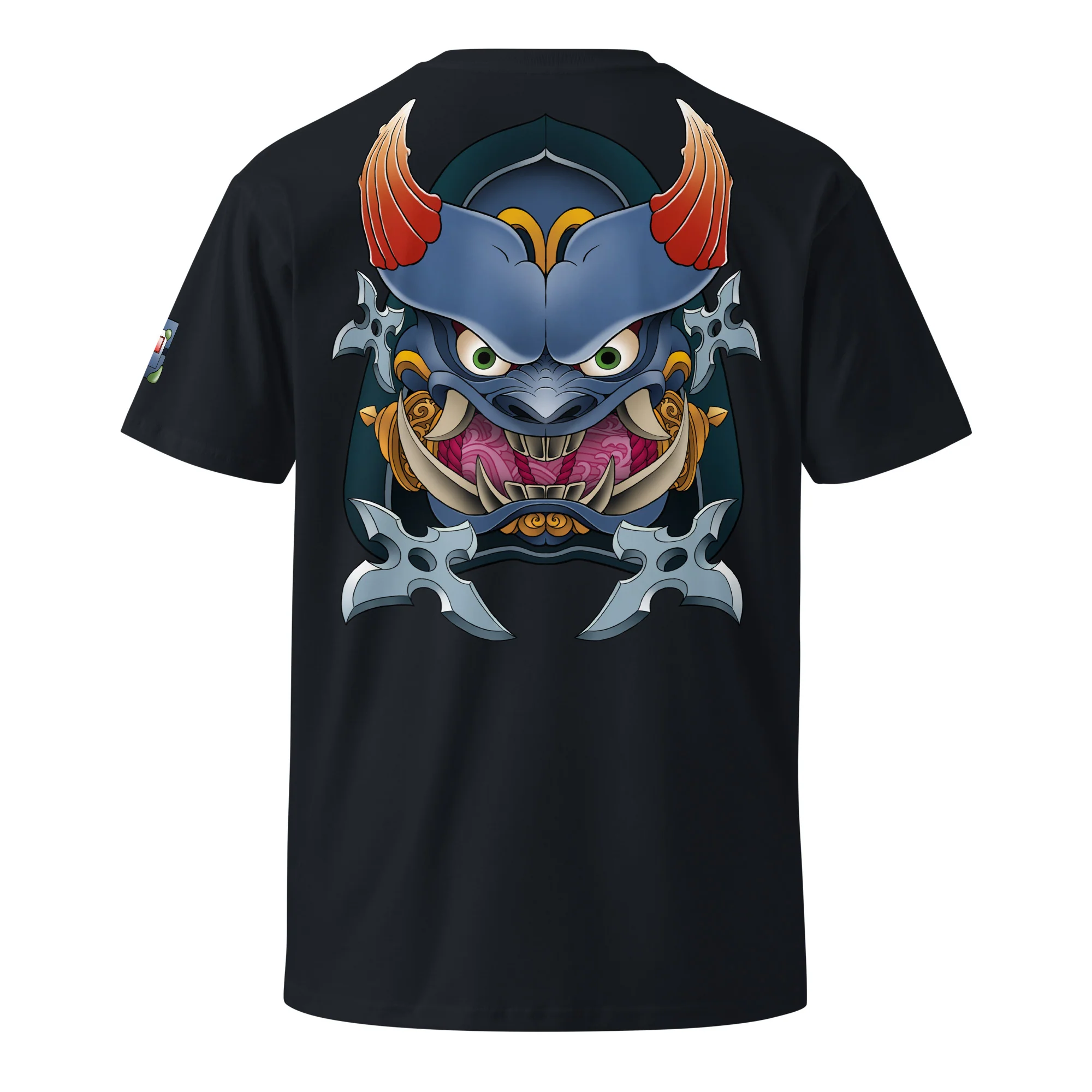 Ninja Master Bomber Premium Shirt - Back & Shoulder Print (Unisex) - Image 9