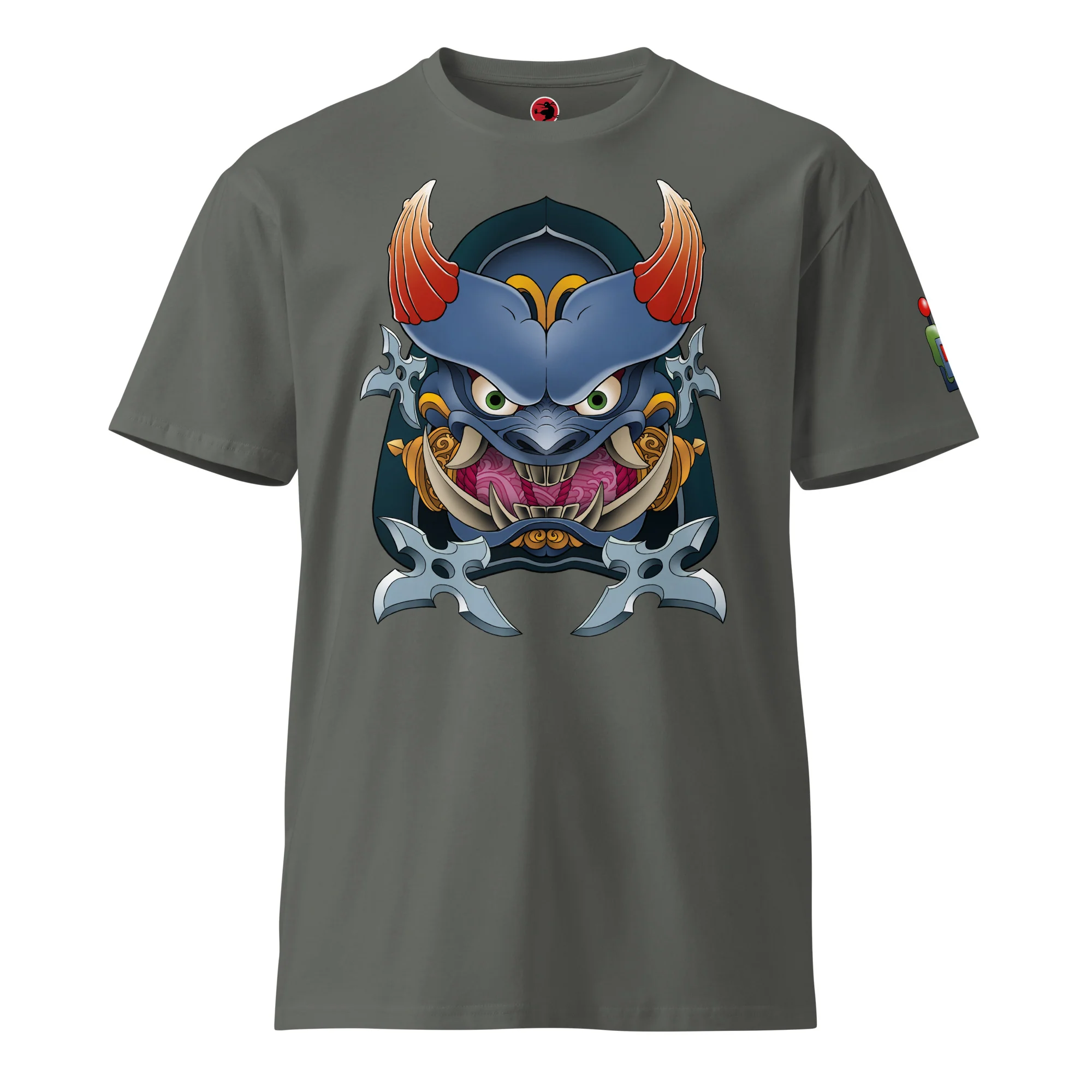 Ninja Master Bomber Premium Shirt - Front & Shoulder Print (Unisex) - Image 13