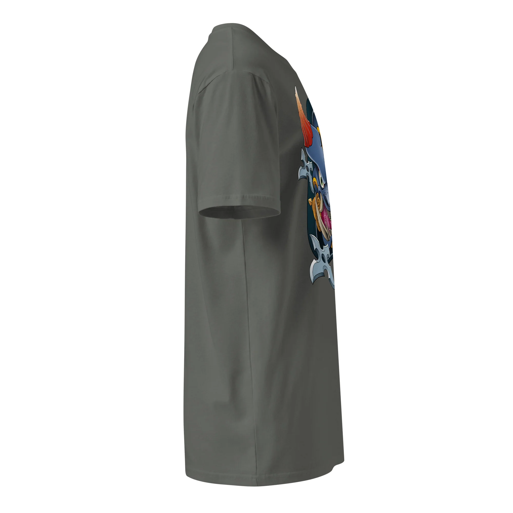 Ninja Master Bomber Premium Shirt - Front & Shoulder Print (Unisex) - Image 16