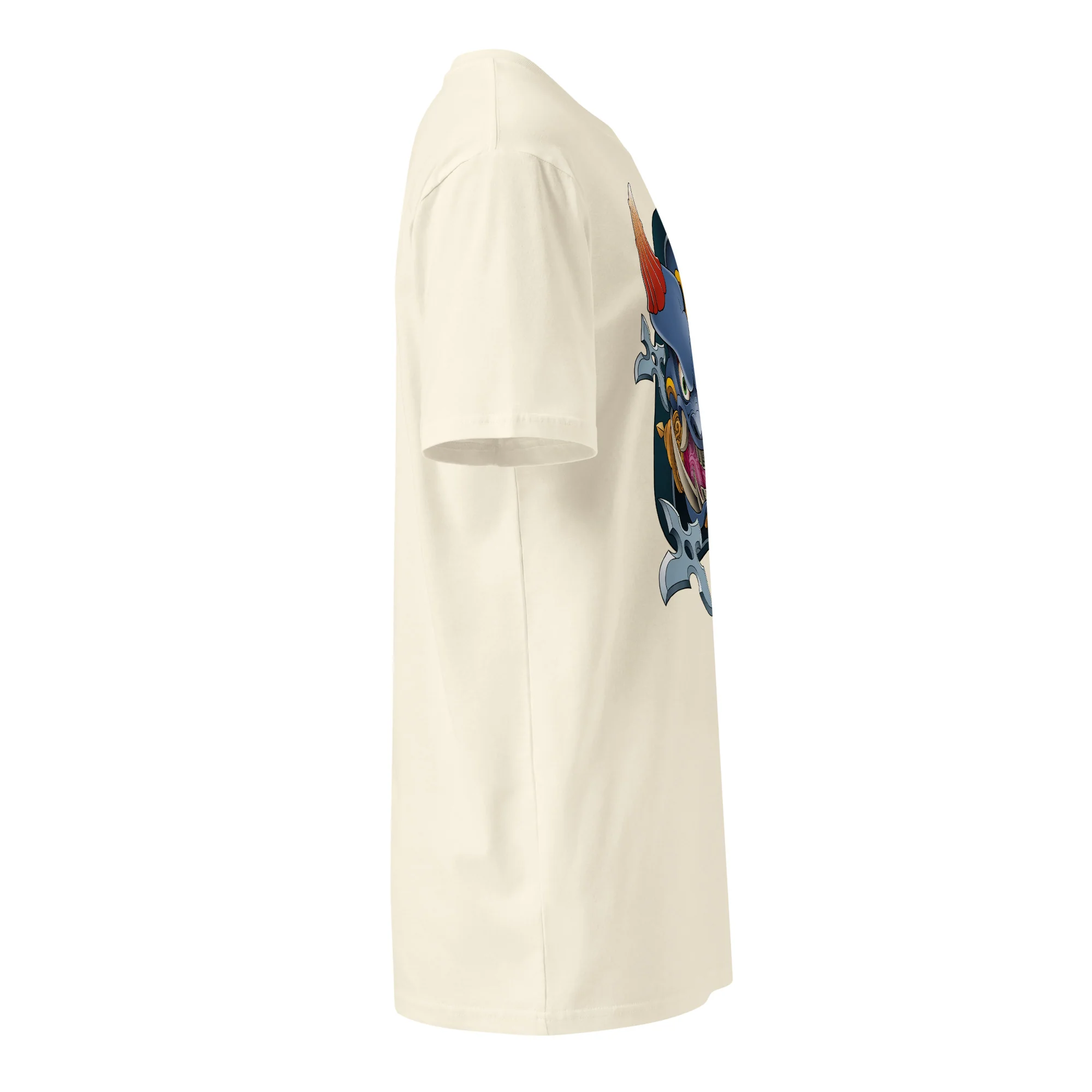 Ninja Master Bomber Premium Shirt - Front & Shoulder Print (Unisex) - Image 19