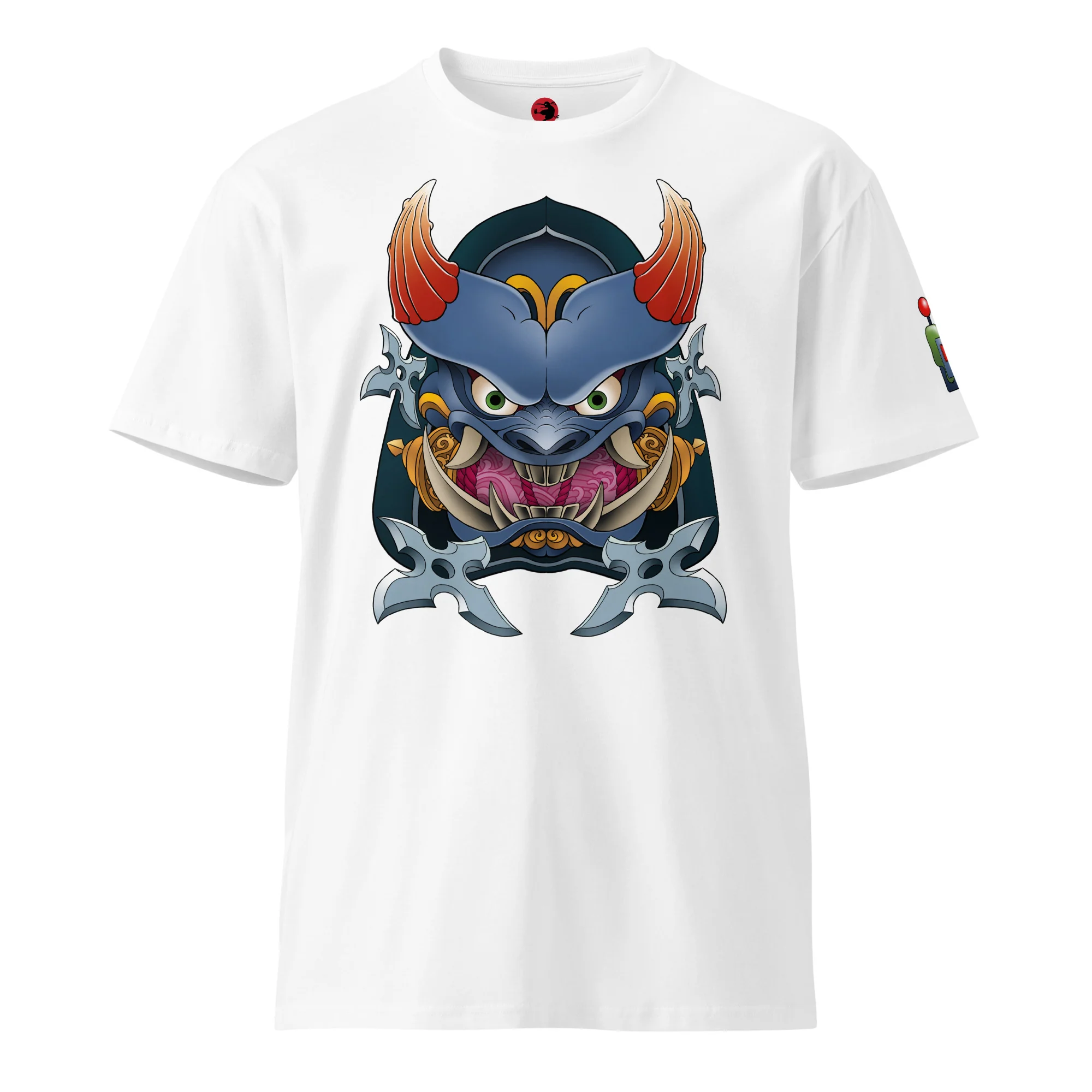 Ninja Master Bomber Premium Shirt - Front & Shoulder Print (Unisex) - Image 20