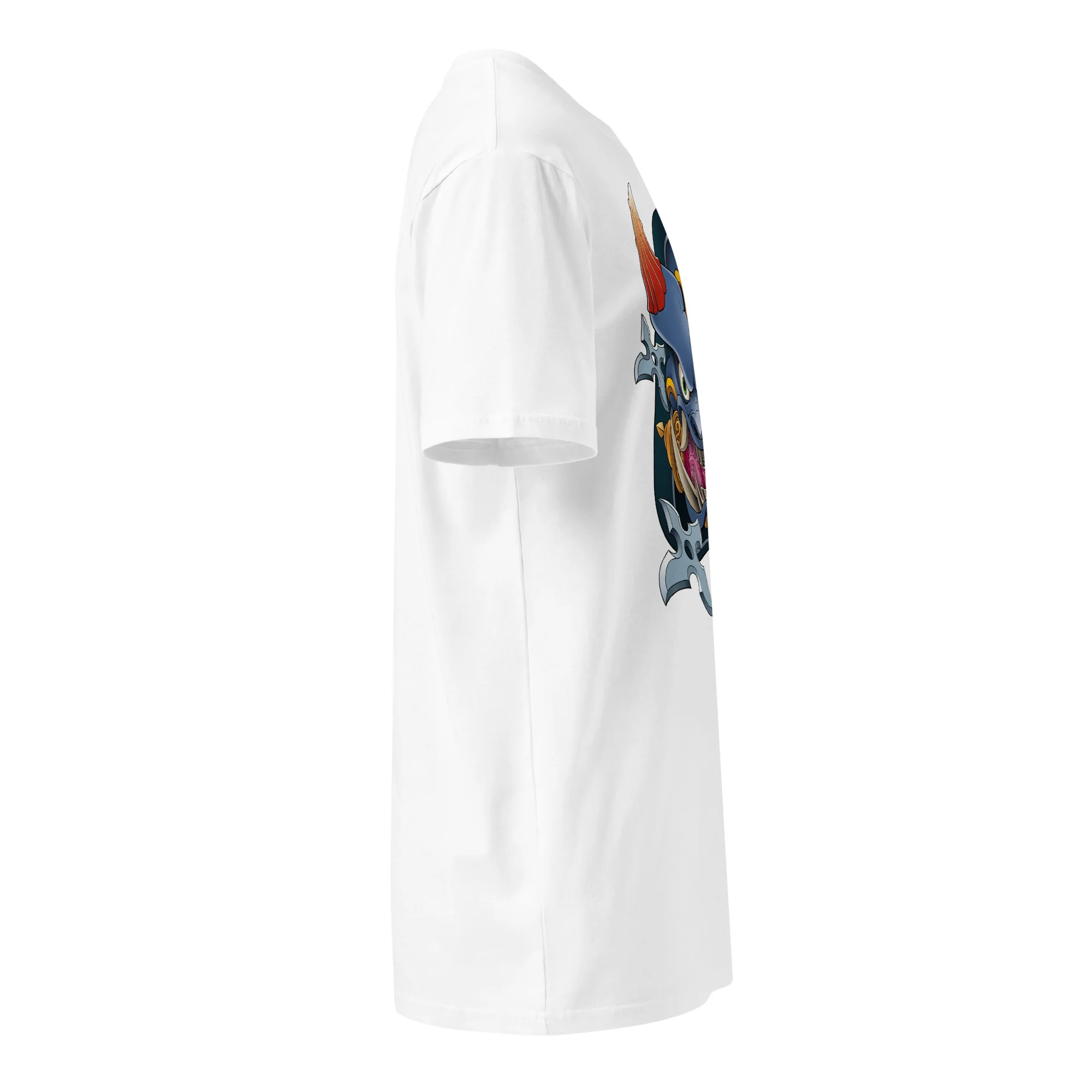 Ninja Master Bomber Premium Shirt - Front & Shoulder Print (Unisex) - Image 23