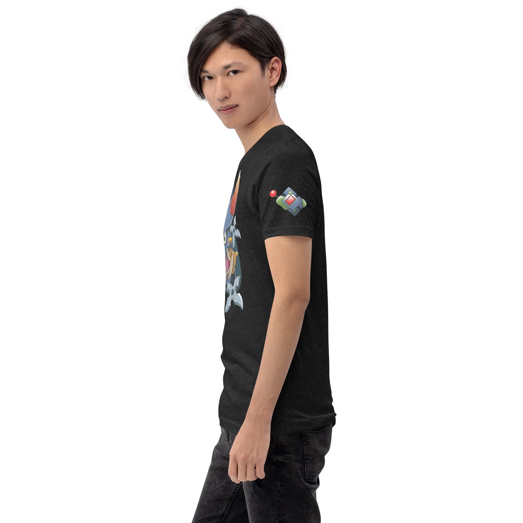 Ninja Master Bomber Shirt | Front/Shoulder Print (Unisex) - Image 6