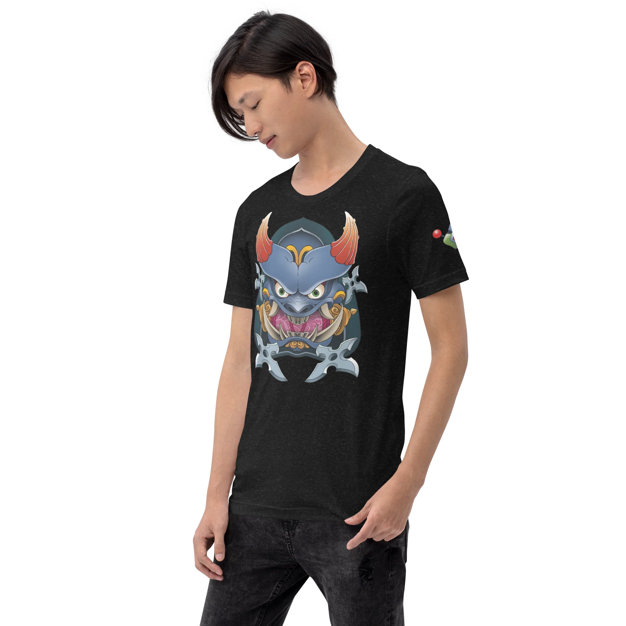 Ninja Master Bomber Shirt | Front/Shoulder Print (Unisex) - Image 7
