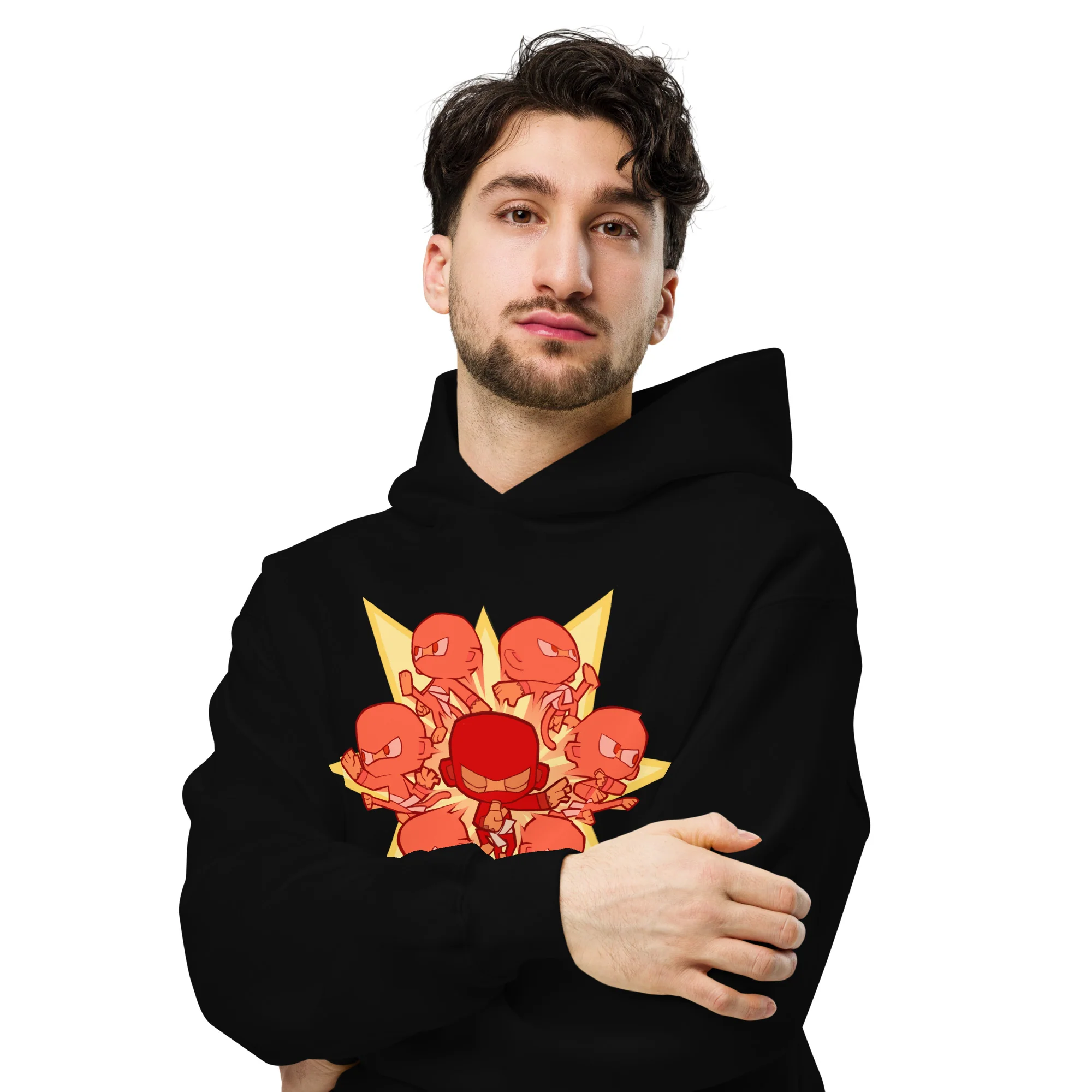 Ninja Monkey Premium Oversized Hoodie (Unisex) - Image 2