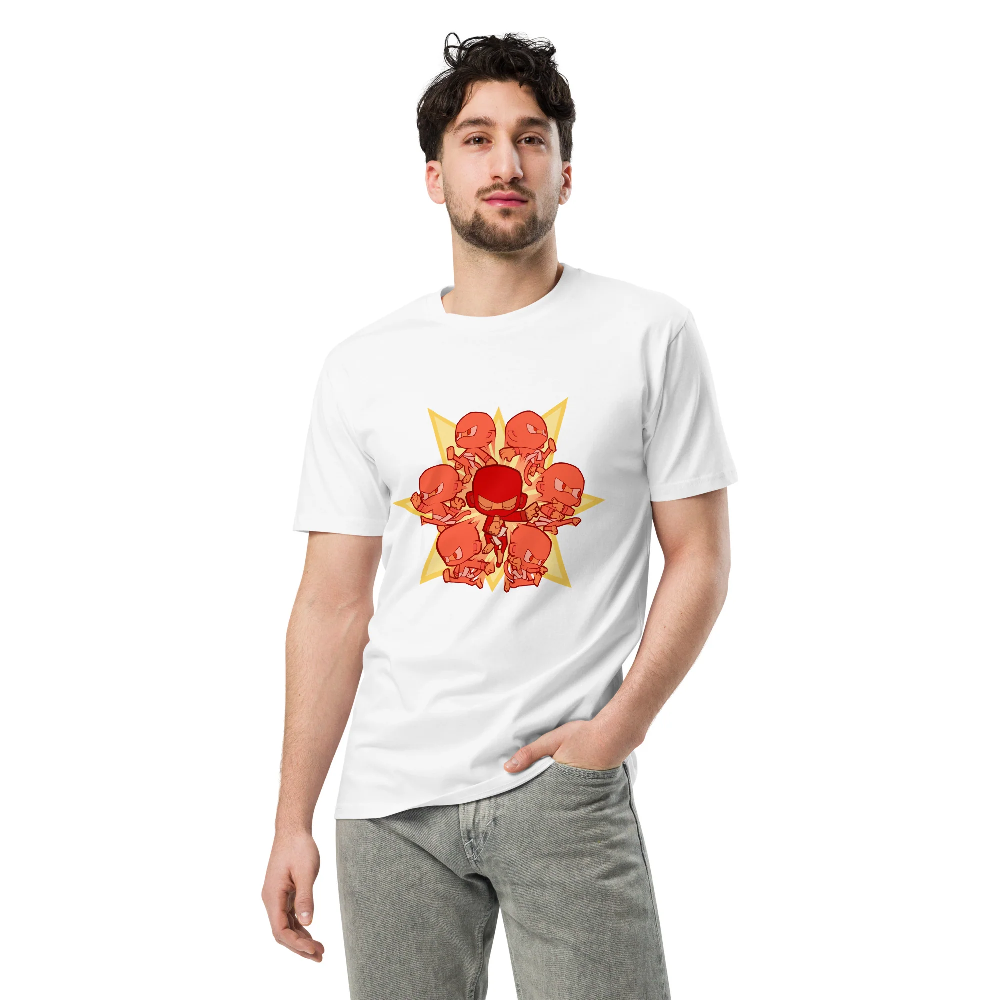 Ninja Monkey Premium Shirt (Unisex) - Image 3